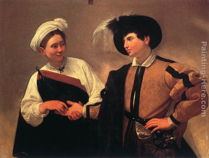 The Fortune Teller I painting - Caravaggio The Fortune Teller I art painting